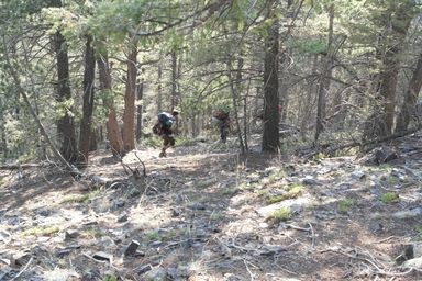 black mtn descent