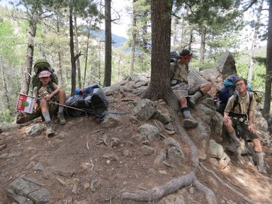 tired hikers