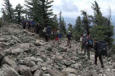 hiking tooth ridge